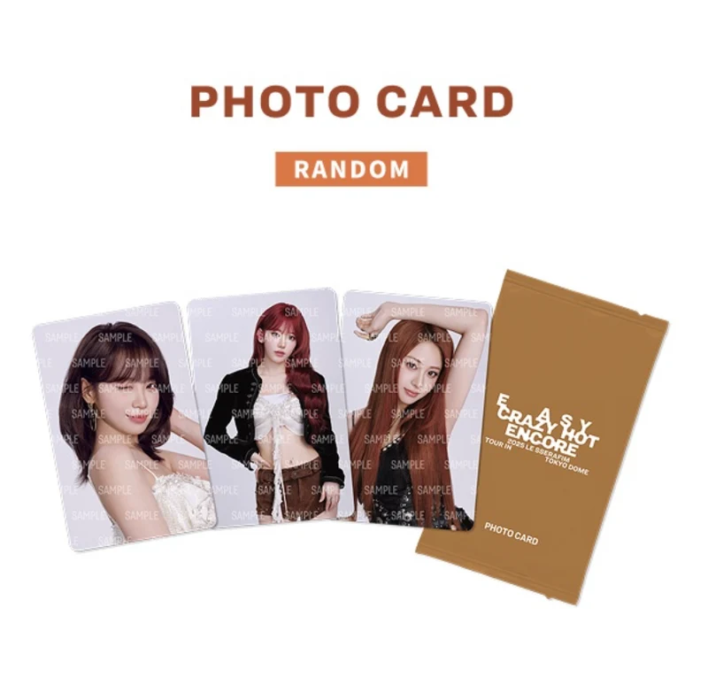 [LE SSERAFIM] 2025 TOUR : EASY CRAZY HOT ENCORE IN JAPAN : Photocard