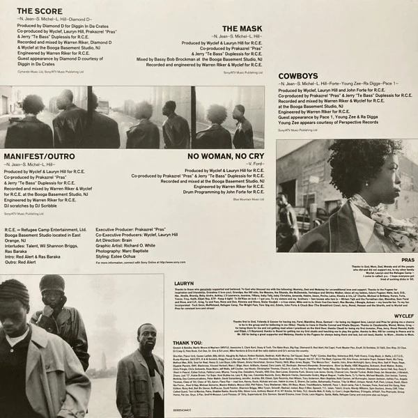 2LP Fugees | The Score [Edición Limitada, vinilo naranja]