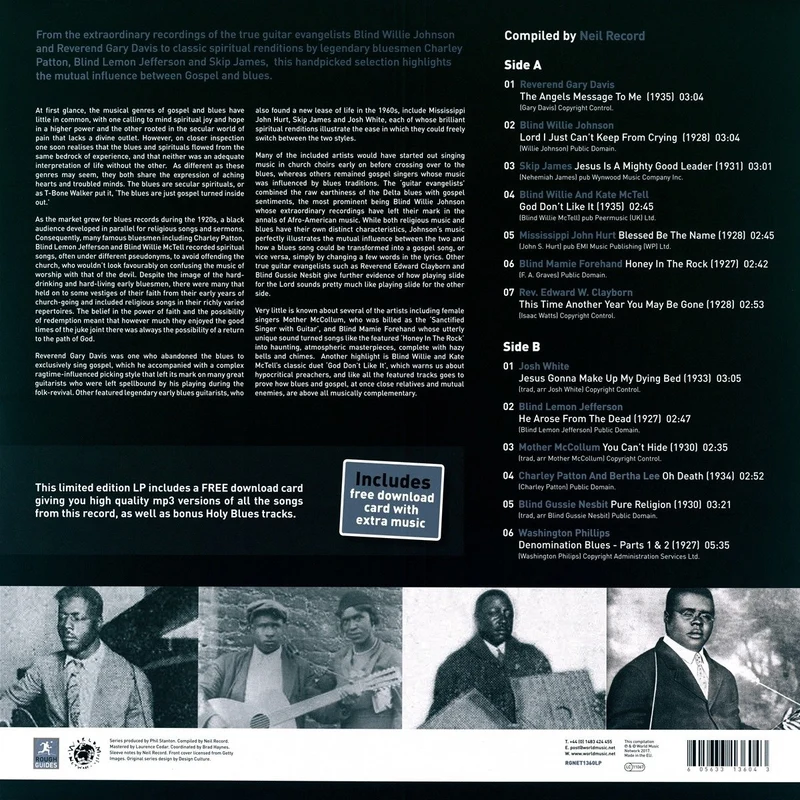 Varios | The Rough Guide To Holy Blues (Reborn And Remastered)