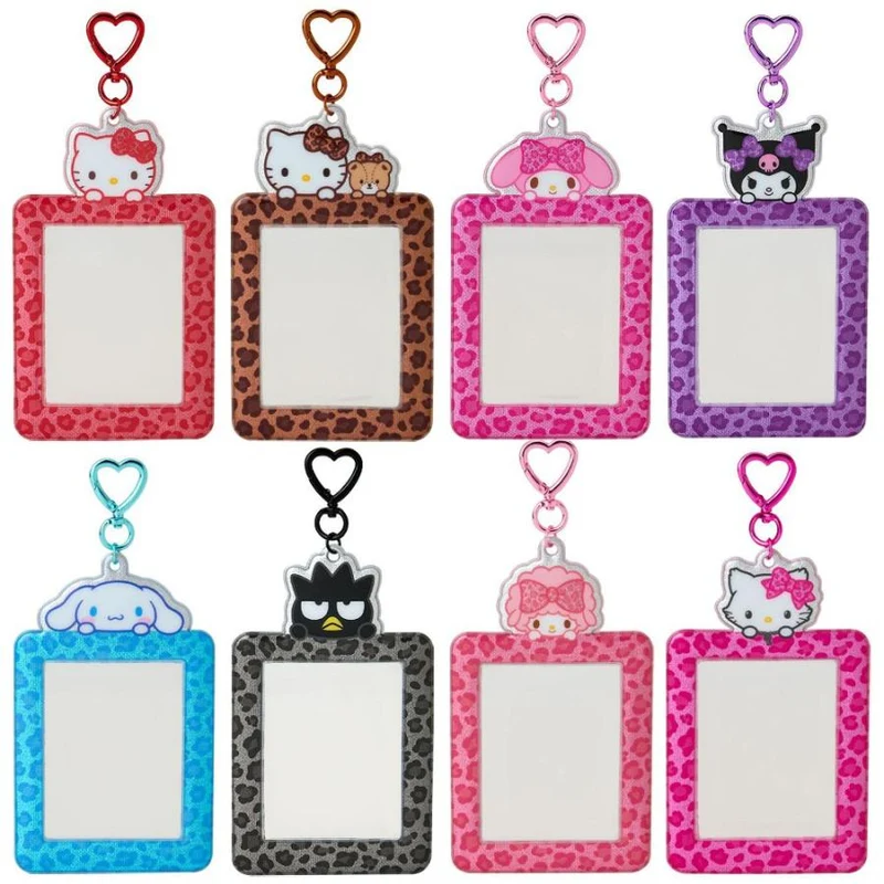 Sanrio Photocard Holder Keyring : Leopard Print