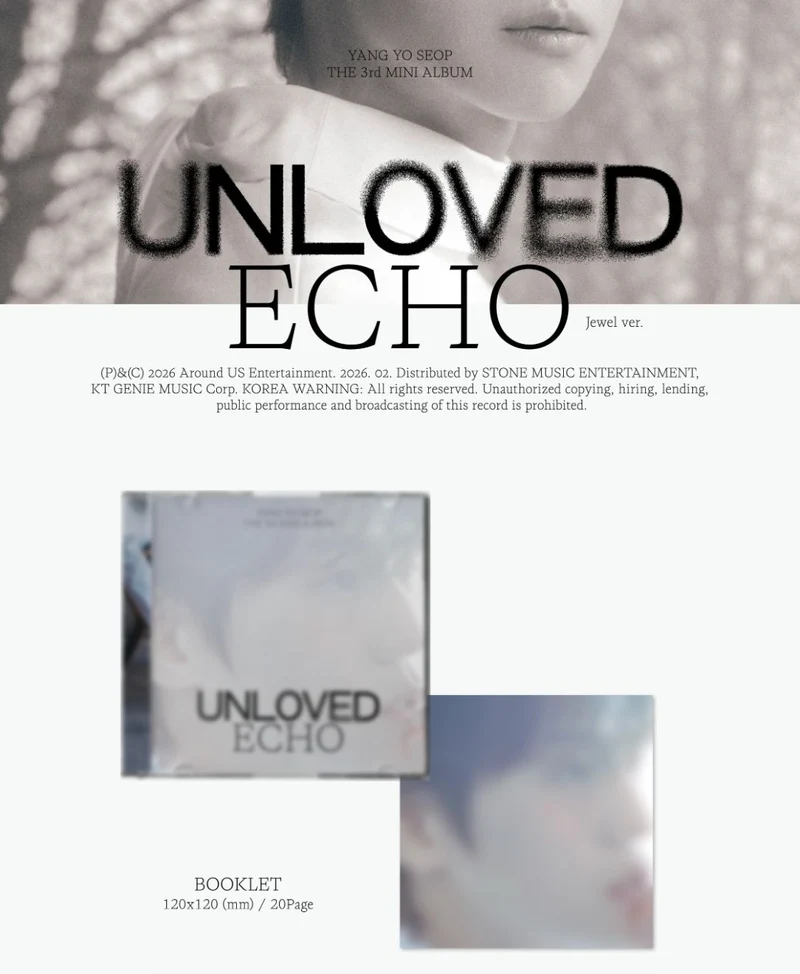 YANG YOSEOP - UNLOVED ECHO (JEWEL VER.)