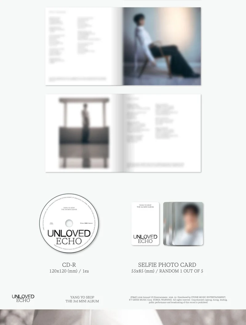 YANG YOSEOP - UNLOVED ECHO (JEWEL VER.)