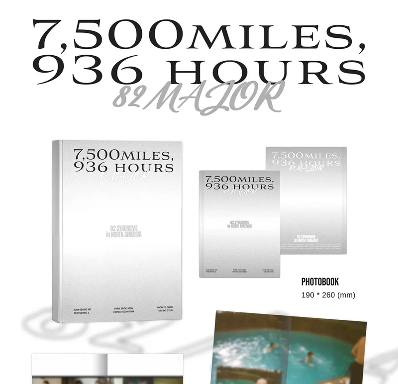 82MAJOR - 7,500 MILES, 936 HOURS (NORTH AMERICA TOUR PHOTOBOOK)