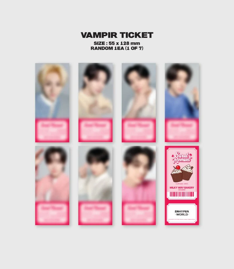 ENHYPEN - WORLD COUPON CARD COLLECTION (SWEET MOMENT VER.)