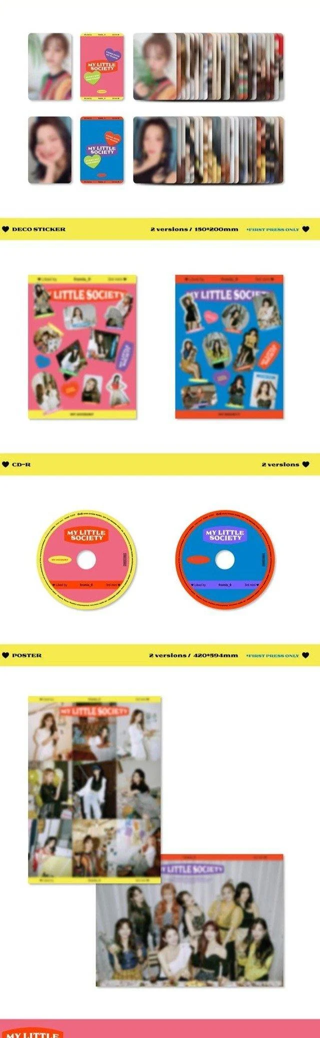 FROMIS_9 - 3rd Mini Album [MY LITTLE SOCIETY] (My Society & My Account Ver.)
