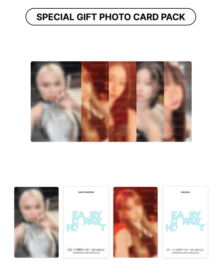 LE SSERAFIM - MINI PHOTO CARD (2025 LE SSERAFIM TOUR 'EASY CRAZY HOT' MD)