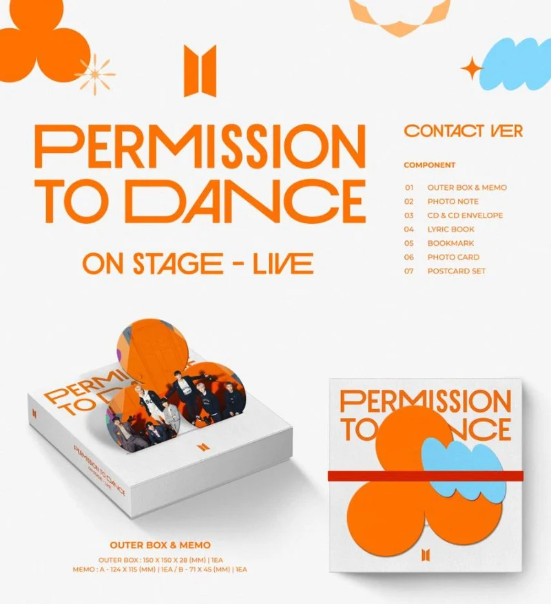 BTS - PERMISSION TO DANCE ON STAGE - LIVE (LIVE ALBUM) + Weverse Special Gift
