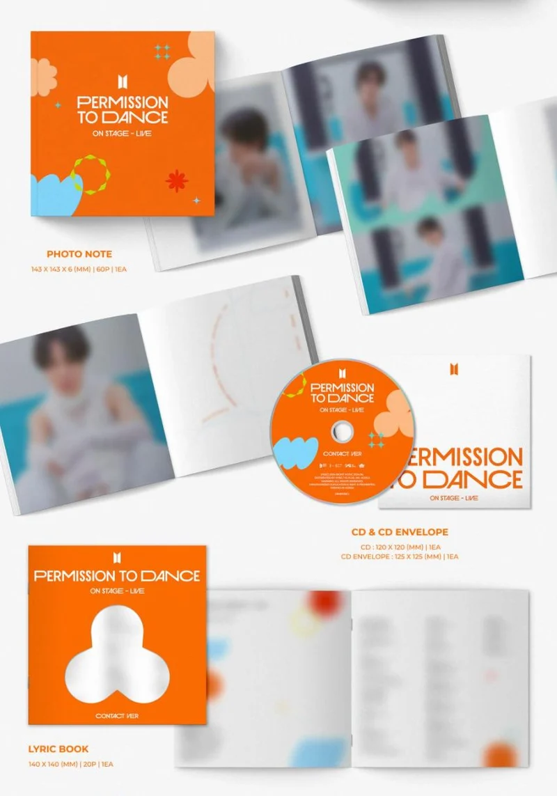 BTS - PERMISSION TO DANCE ON STAGE - LIVE (LIVE ALBUM) + Weverse Special Gift