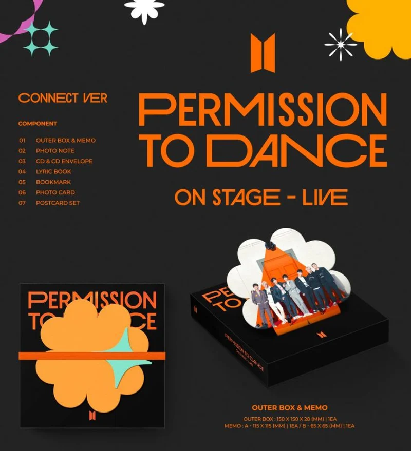 BTS - PERMISSION TO DANCE ON STAGE - LIVE (LIVE ALBUM) + Weverse Special Gift