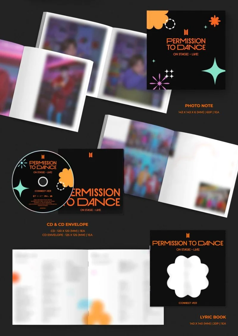 BTS - PERMISSION TO DANCE ON STAGE - LIVE (LIVE ALBUM) + Weverse Special Gift