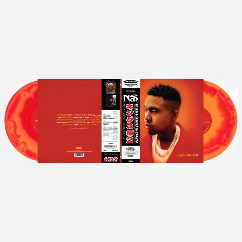 Nas | King's Disease II [Limited Edition Red / Orange Vinyl + Obi] 2LP