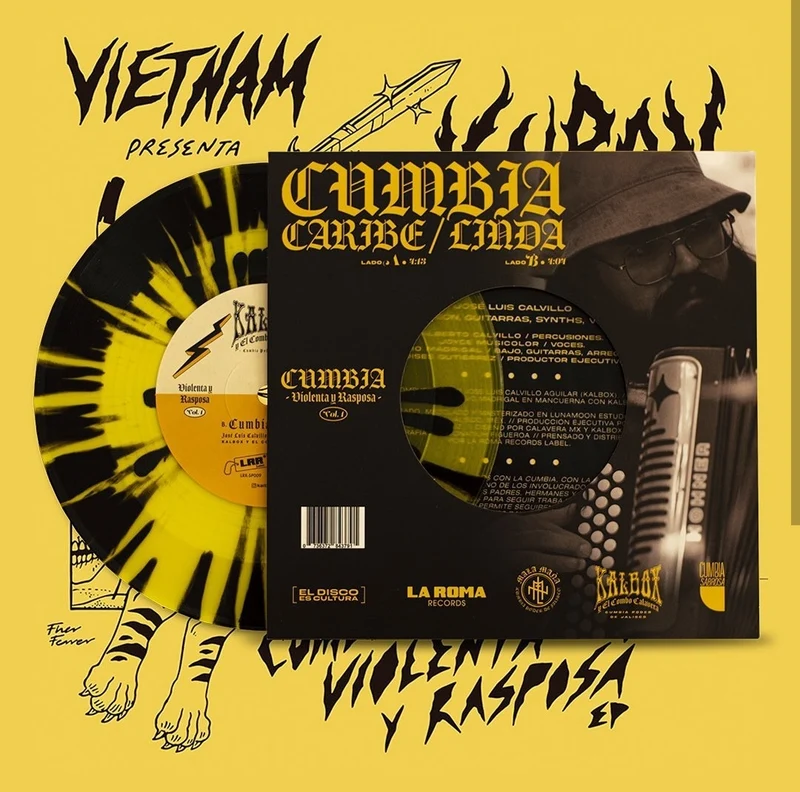 [7"] Kalbox y El Combo Calavera | Cumbia Violenta y Rasposa Vol. 1 [RSD2023]