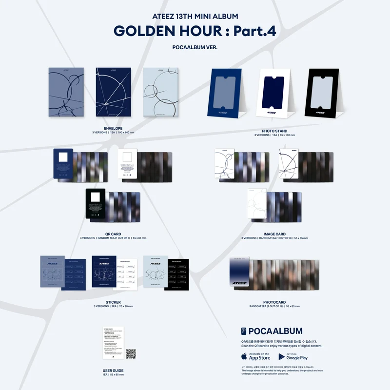 ATEEZ - GOLDEN HOUR : PART.4 (POCA ALBUM)
