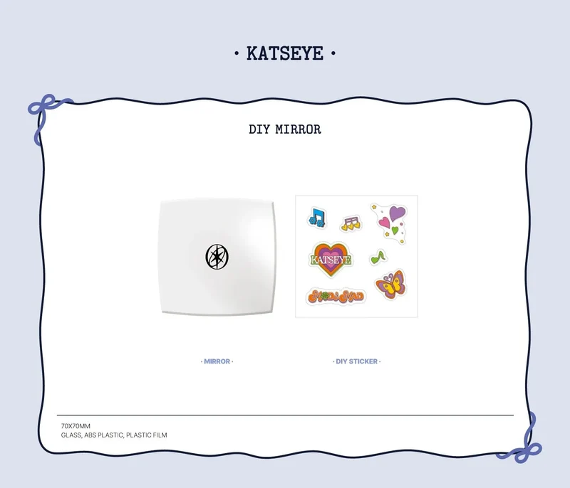 KATSEYE - DIY MIRROR (HOLIDAY HOUSE HYBE 2026 SEASON'S GREETINGS OFFICIAL MD)