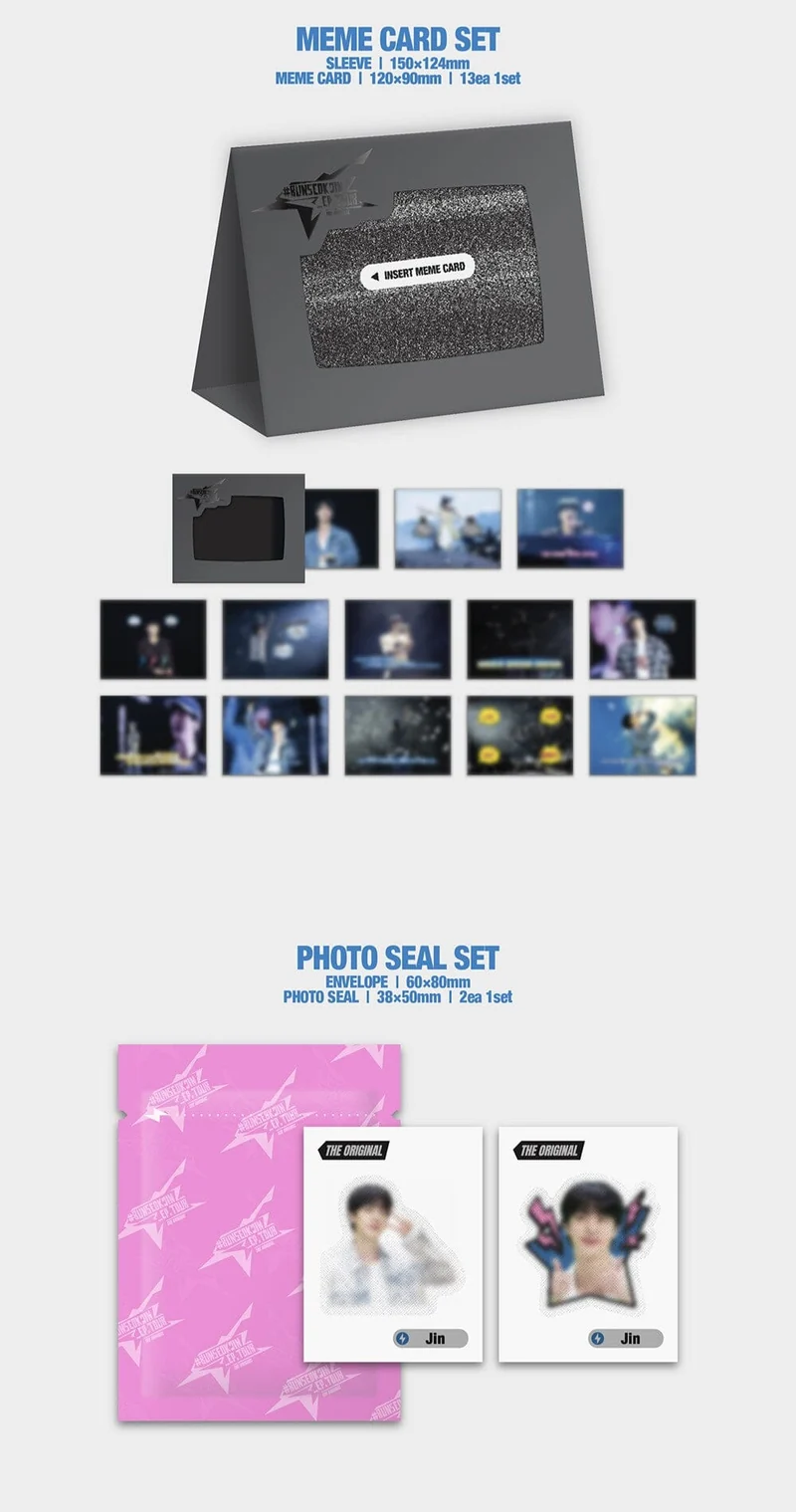 JIN (BTS) - [#RUNSEOKJIN_EP.TOUR IN GOYANG] THE ORIGINAL (SET) + Weverse Gift