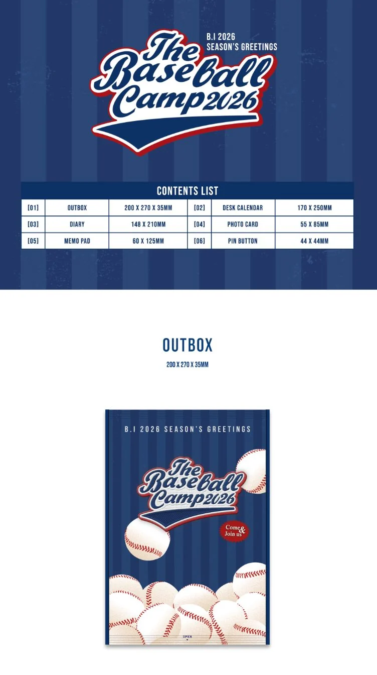 B.I - 2026 SEASON'S GREETINGS (THE BASEBALL CAMP 2026)