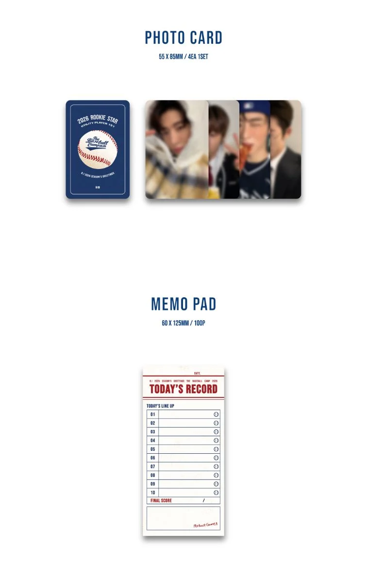 B.I - 2026 SEASON'S GREETINGS (THE BASEBALL CAMP 2026)