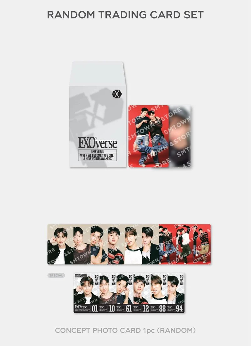 EXO - RANDOM TRADING CARD SET (2025 EXO FANMEETING EXO'VERSE MD)