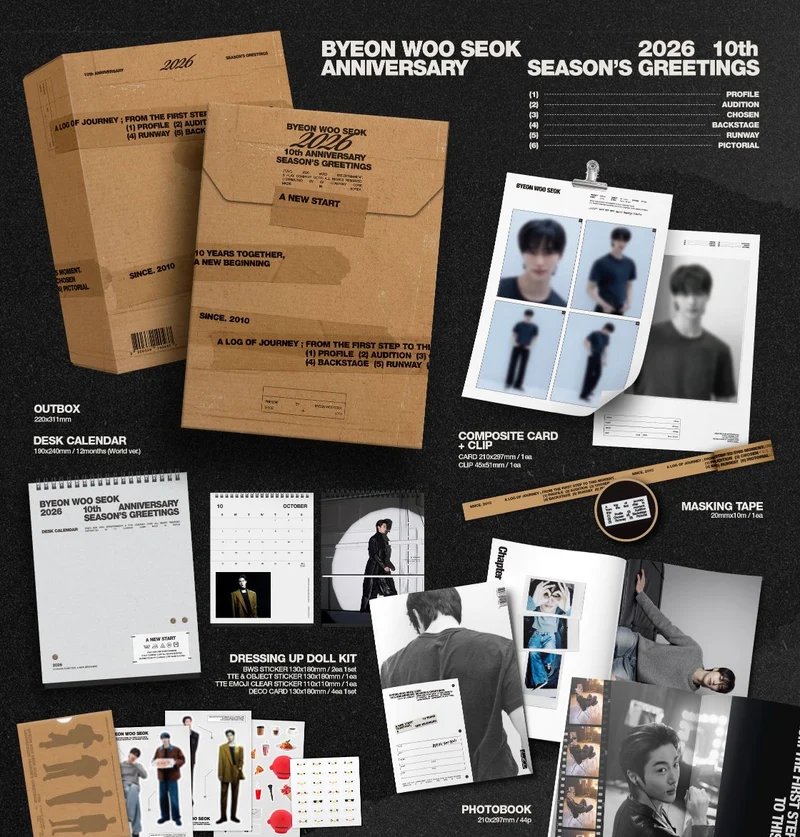 BYEON WOO SEOK - 2026 10TH ANNIVERSARY SEASON'S GREETINGS