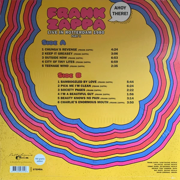 Frank Zappa | Ahoy There! Live In Rotterdam 1980 (Part 1)