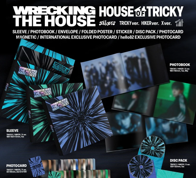 XIKERS - HOUSE OF TRICKY : WRECKING THE HOUSE (HELLO82 EXCLUSIVE SIGNED)