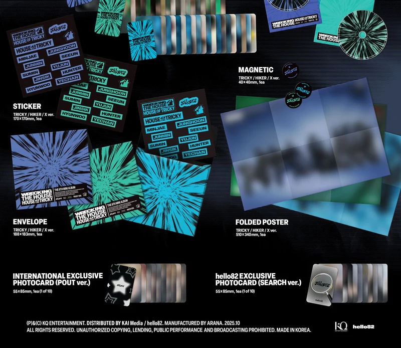 XIKERS - HOUSE OF TRICKY : WRECKING THE HOUSE (HELLO82 EXCLUSIVE SIGNED)