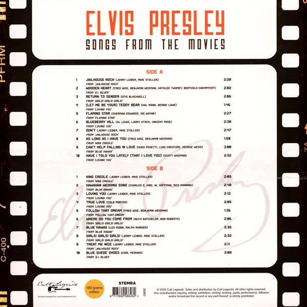 Elvis Presley | Songs From The Movies