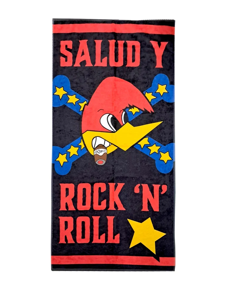 Loquillo - Toalla de Playa "Rock & Roll Actitud"