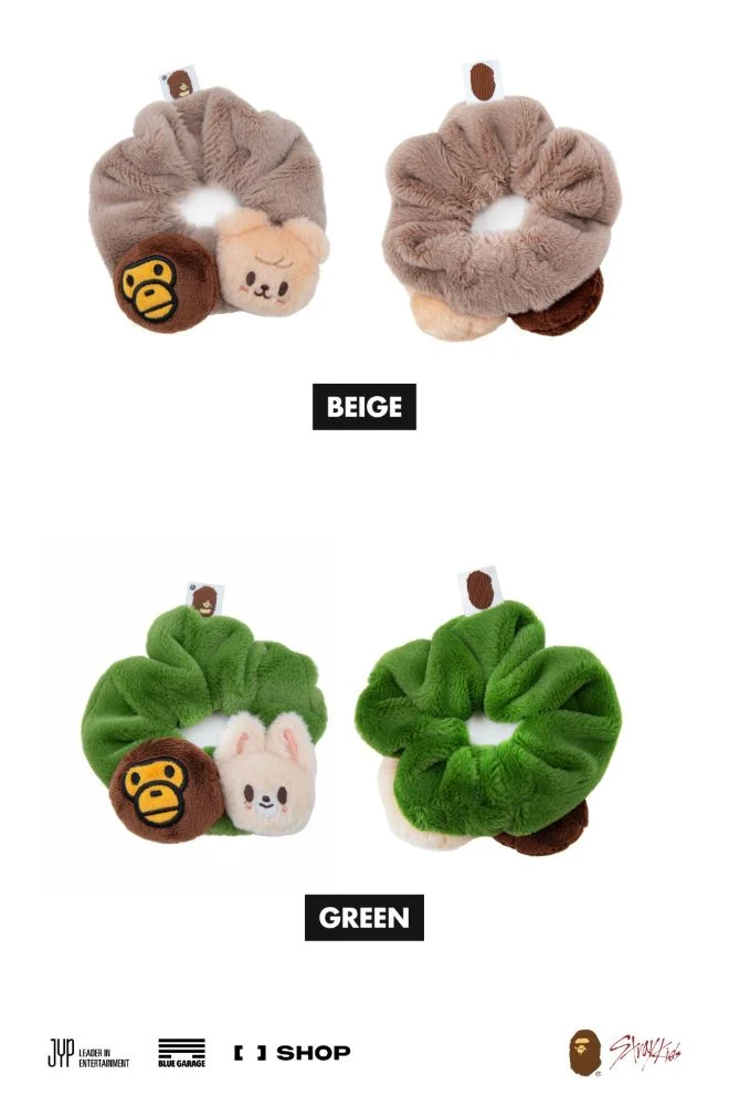 STRAY KIDS - SCRUNCHIES & METAL PINS (BAPE X STRAY KIDS MD)