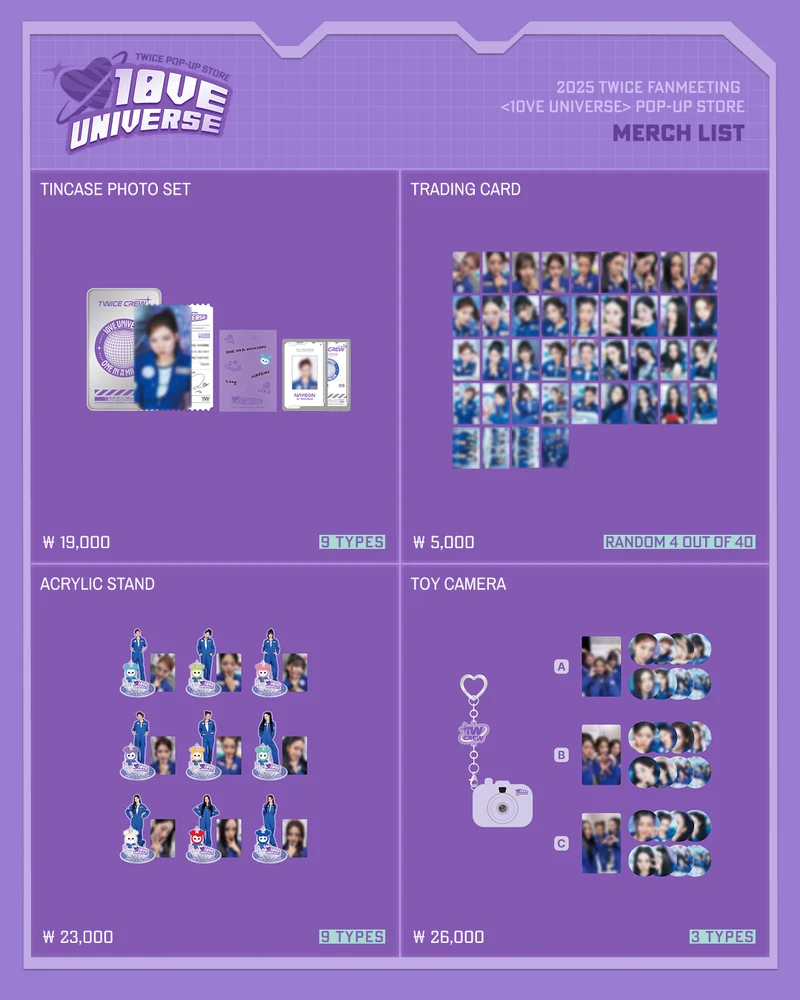 [TWICE] 2025 Fanmeeting Pop Up Store