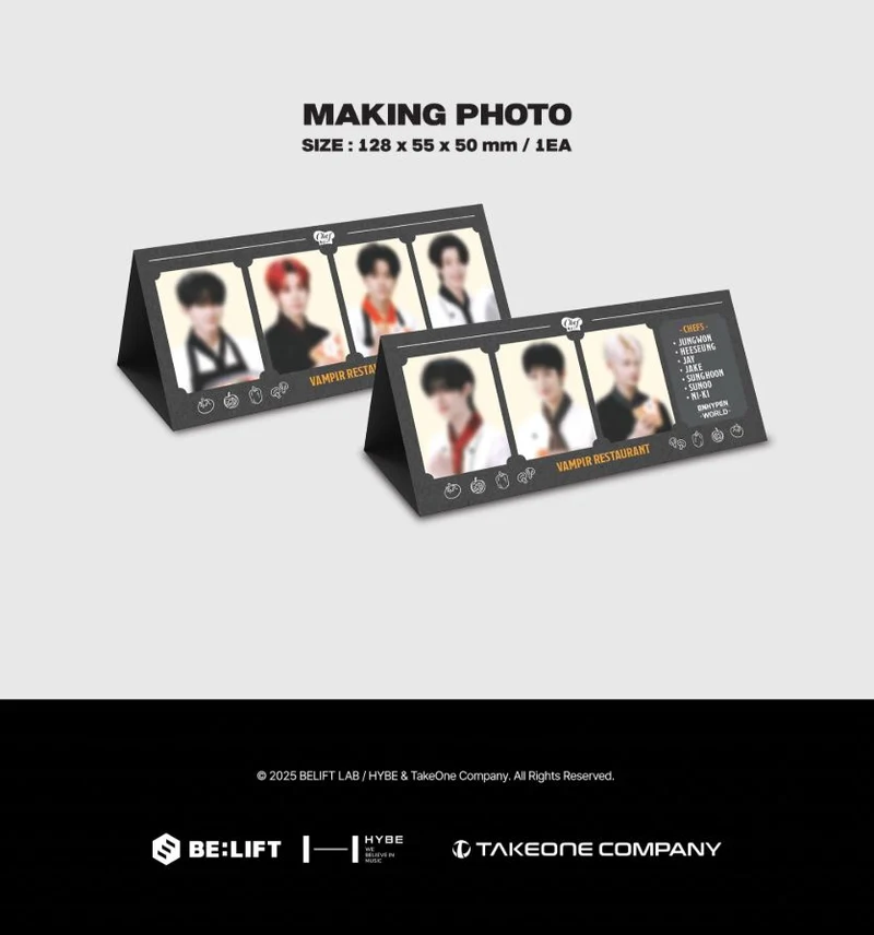 ENHYPEN - WORLD COUPON CARD COLLECTION (CHEF BASIC VER.)