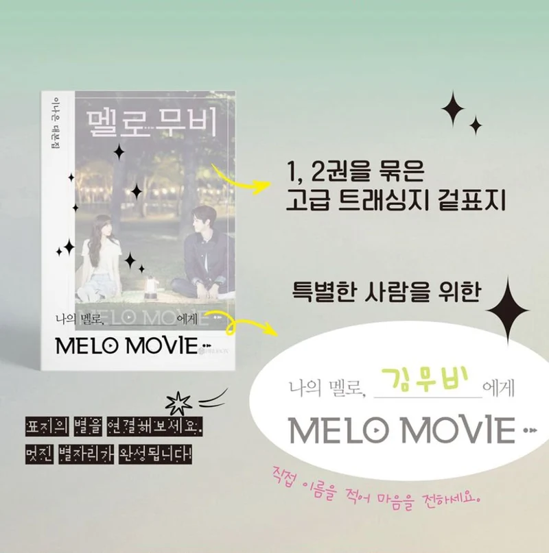 MELO MOVIE - SCRIPT BOOK SET (WRITER LEE NA EUN)