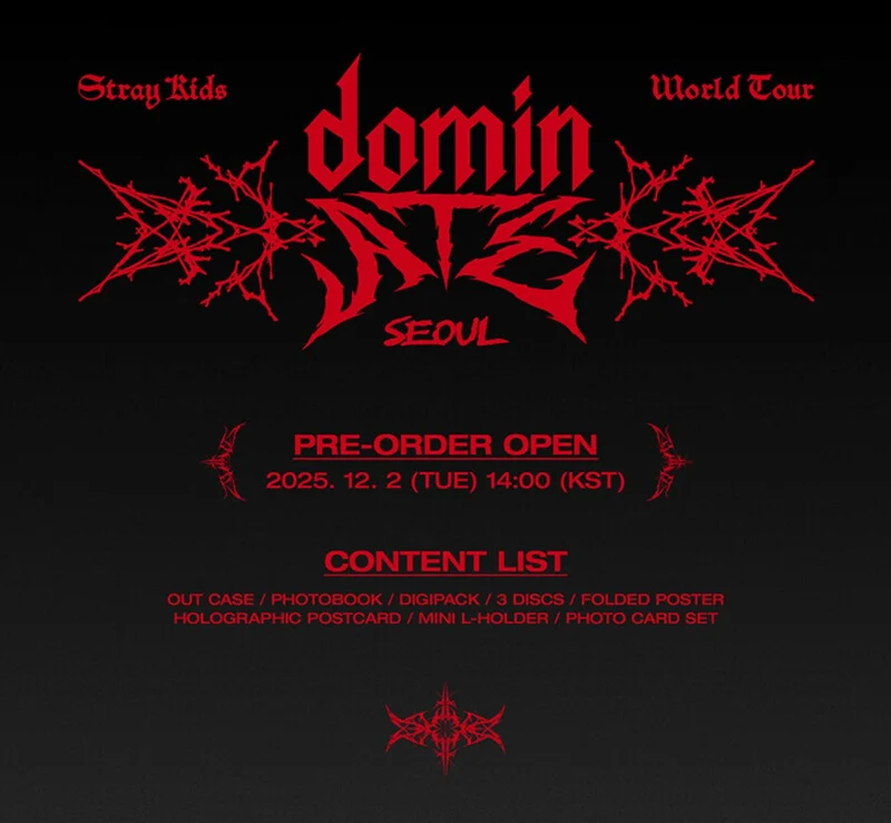 STRAY KIDS - WORLD TOUR 'DOMINATE SEOUL' (DVD & BLU-RAY)