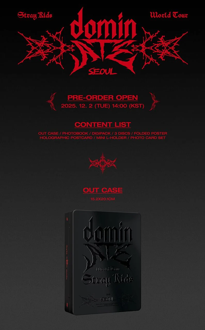 STRAY KIDS - WORLD TOUR 'DOMINATE SEOUL' (DVD & BLU-RAY)