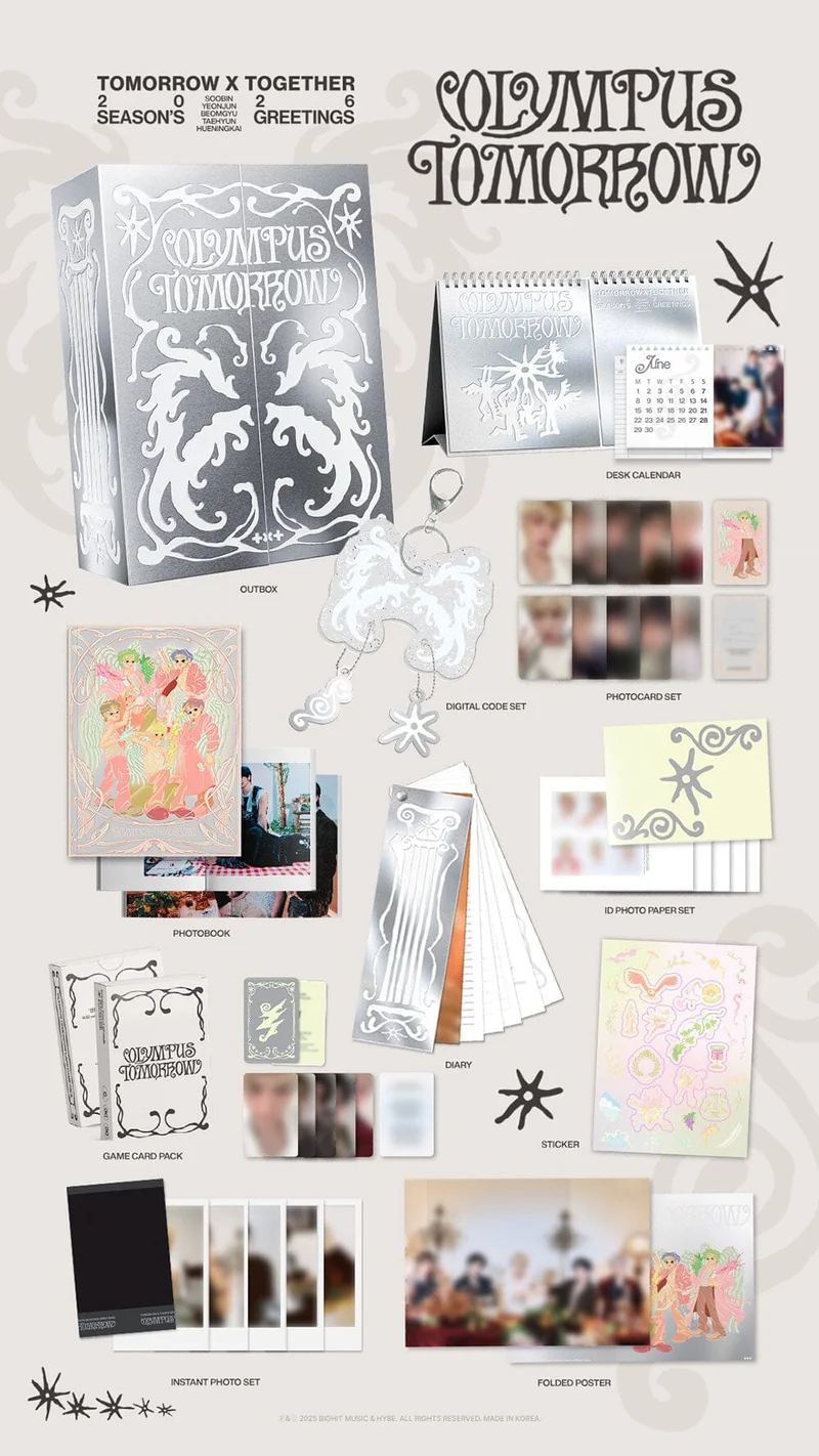 TXT - 2026 SEASON'S GREETINGS + POB WEVERSE GIFT
