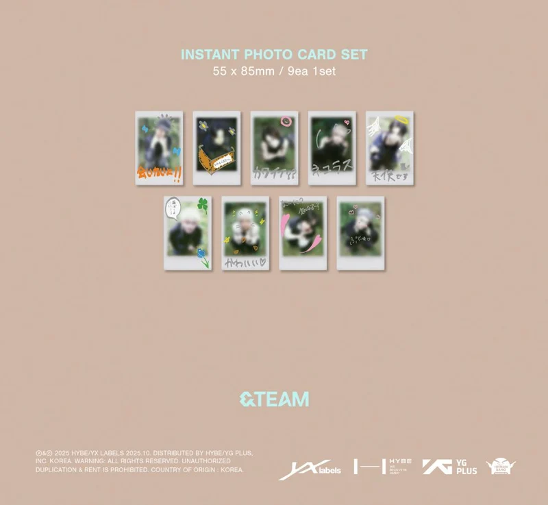 &TEAM - BACK TO LIFE (1ST KOREAN MINI ALBUM) (PHOTOCARD BOX) (MINI CD VER.)