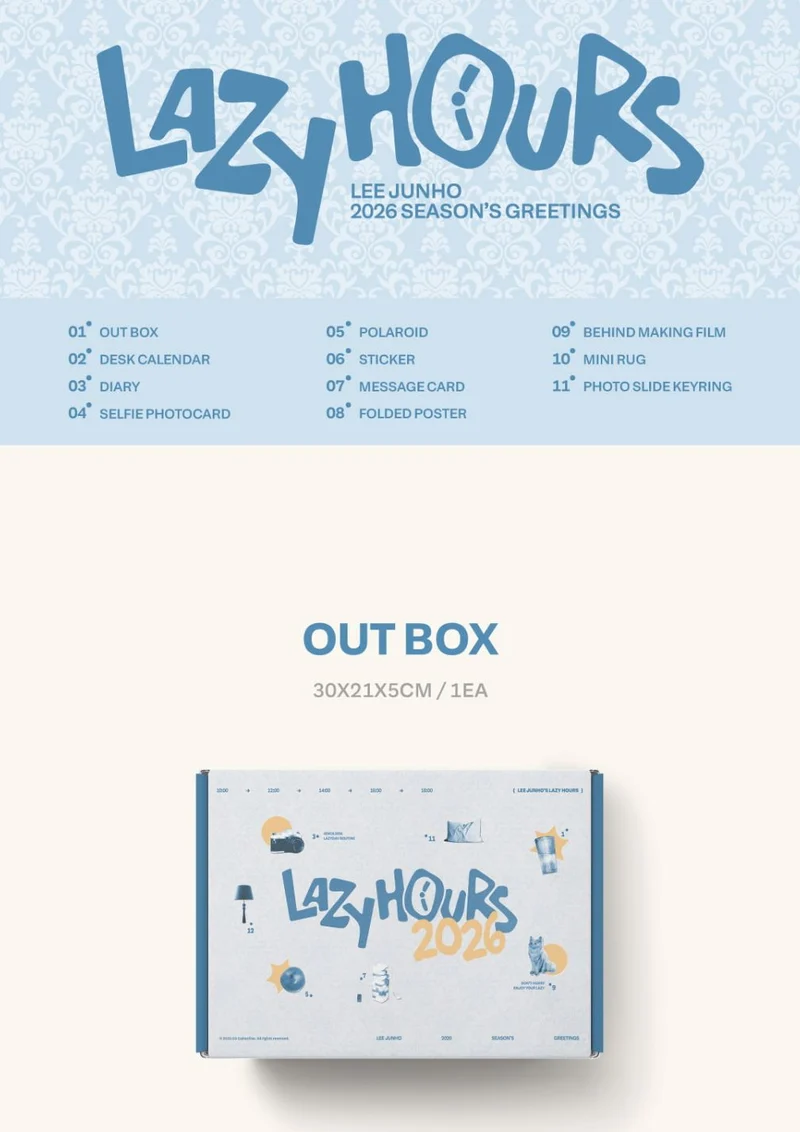 LEE JUNHO (2PM) - 2026 SEASON'S GREETINGS (LAZY HOURS)