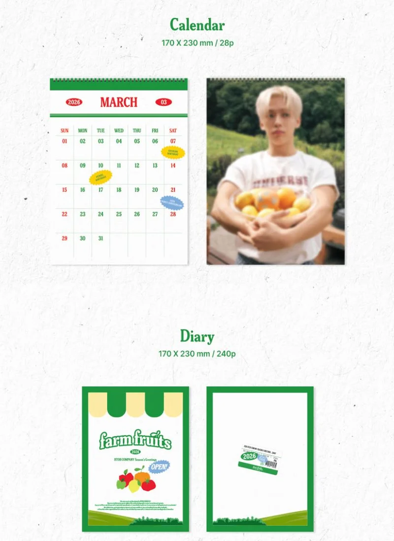 BTOB COMPANY - 2026 SEASON'S GREETINGS (FARM FRUITS)