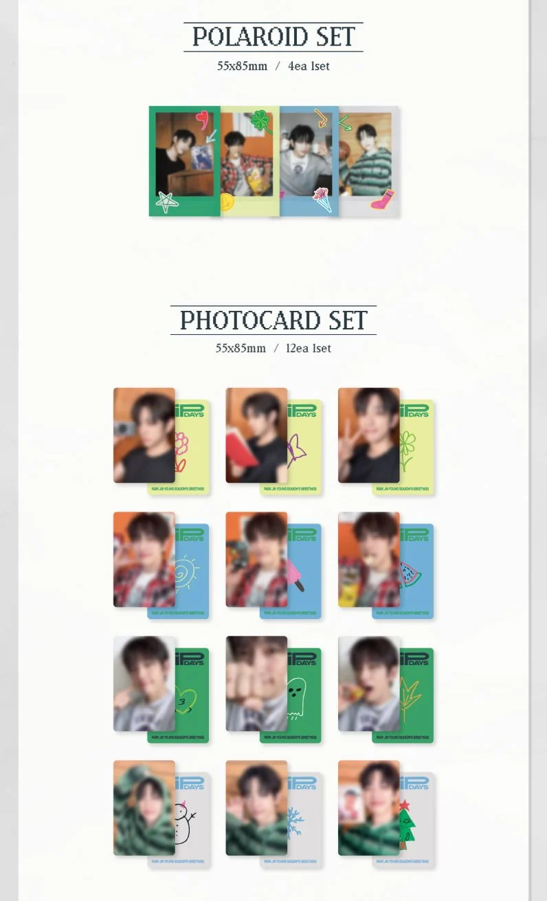PARK JIN YOUNG (GOT7) - 2026 SEASON'S GREETINGS (FLIP DAYS) + Extra Photocard
