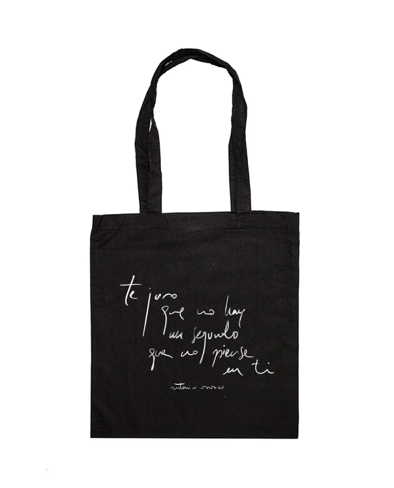 Antonio Orozco - Tote Bag "El Tiempo No es Oro - Firma"