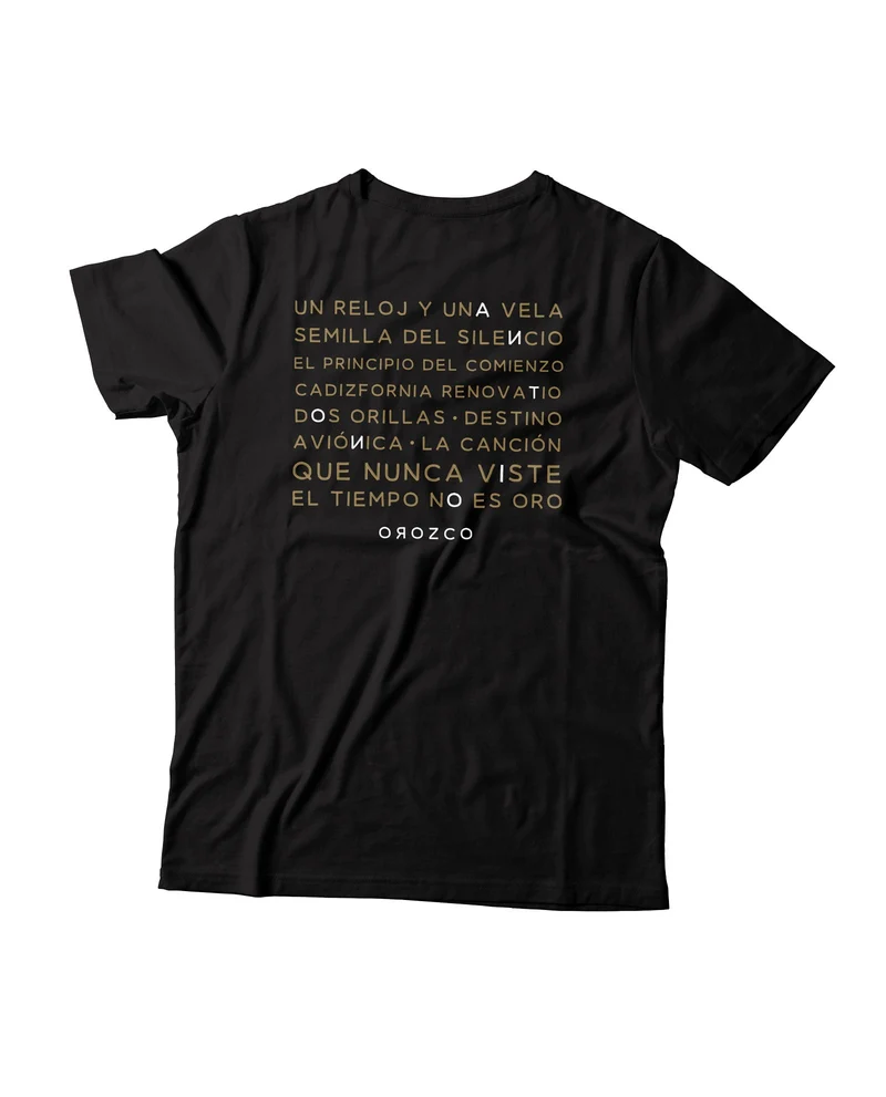 Antonio Orozco - Camiseta "Discografía"