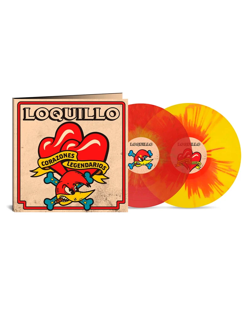 Loquillo - 2LP Vinilo Splatter Rojo y Amarillo "Corazones Legendarios"