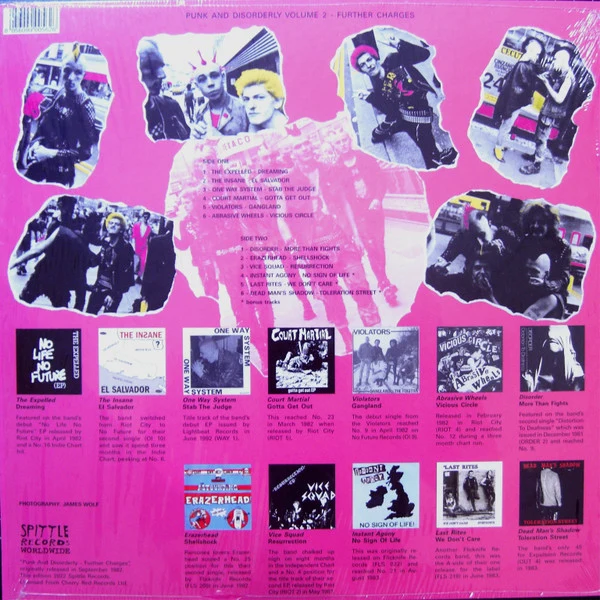 Varios | Punk And Disorderly - Further Charges