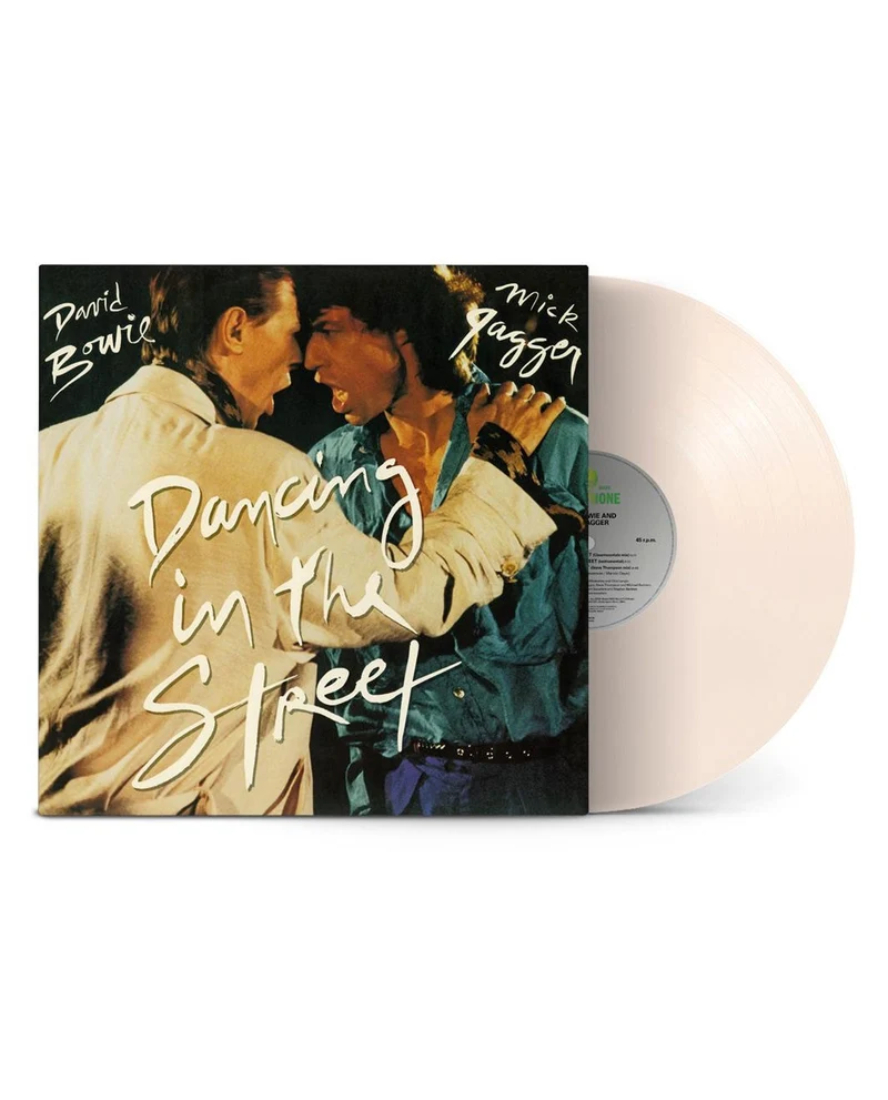 David Bowie & Mick Jagger - EP 12" Vinilo Blanco "Dancing in the Street"