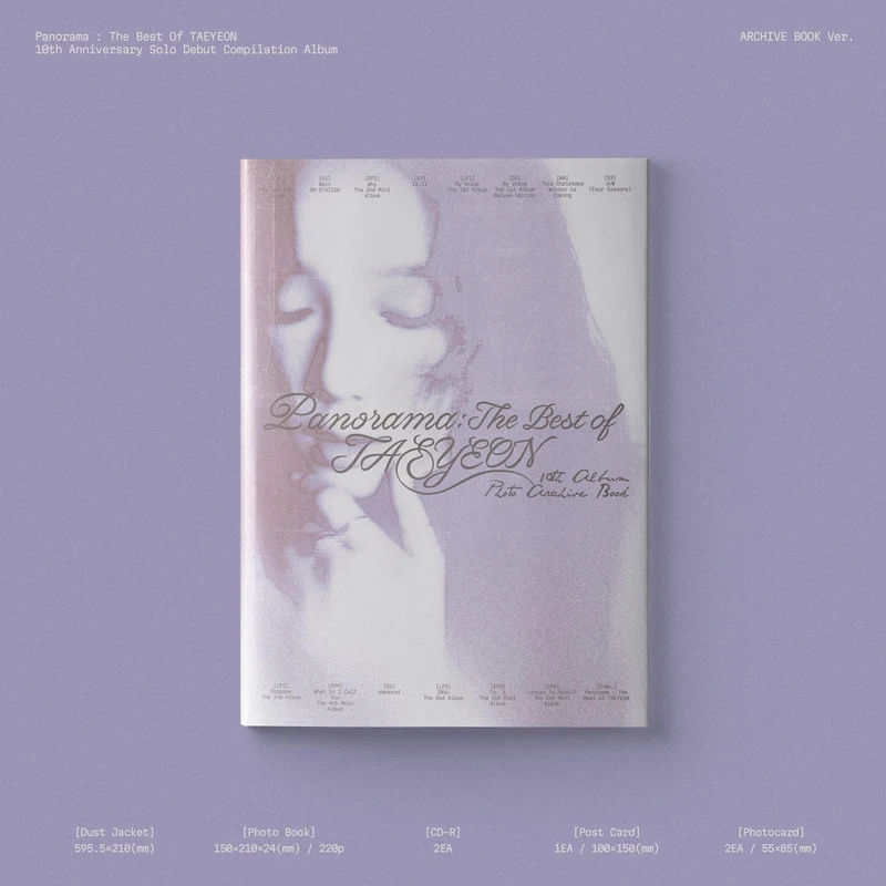 TAEYEON (SNSD) - PANORAMA : THE BEST OF TAEYEON (ARCHIVE BOOK VER.)