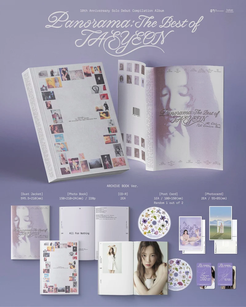 TAEYEON (SNSD) - PANORAMA : THE BEST OF TAEYEON (ARCHIVE BOOK VER.)