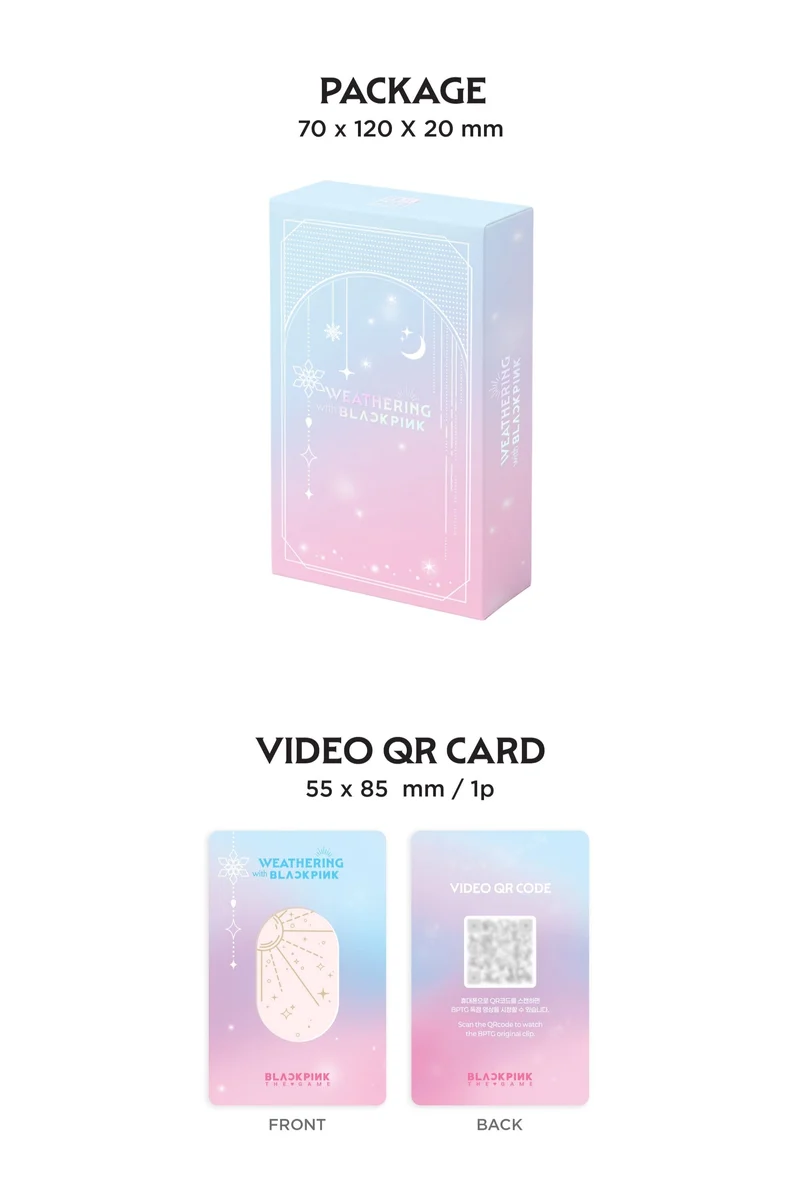 BLACKPINK - THE GAME COUPON CARD COLLECTION [WEATHERING WITH BLACKPINK]