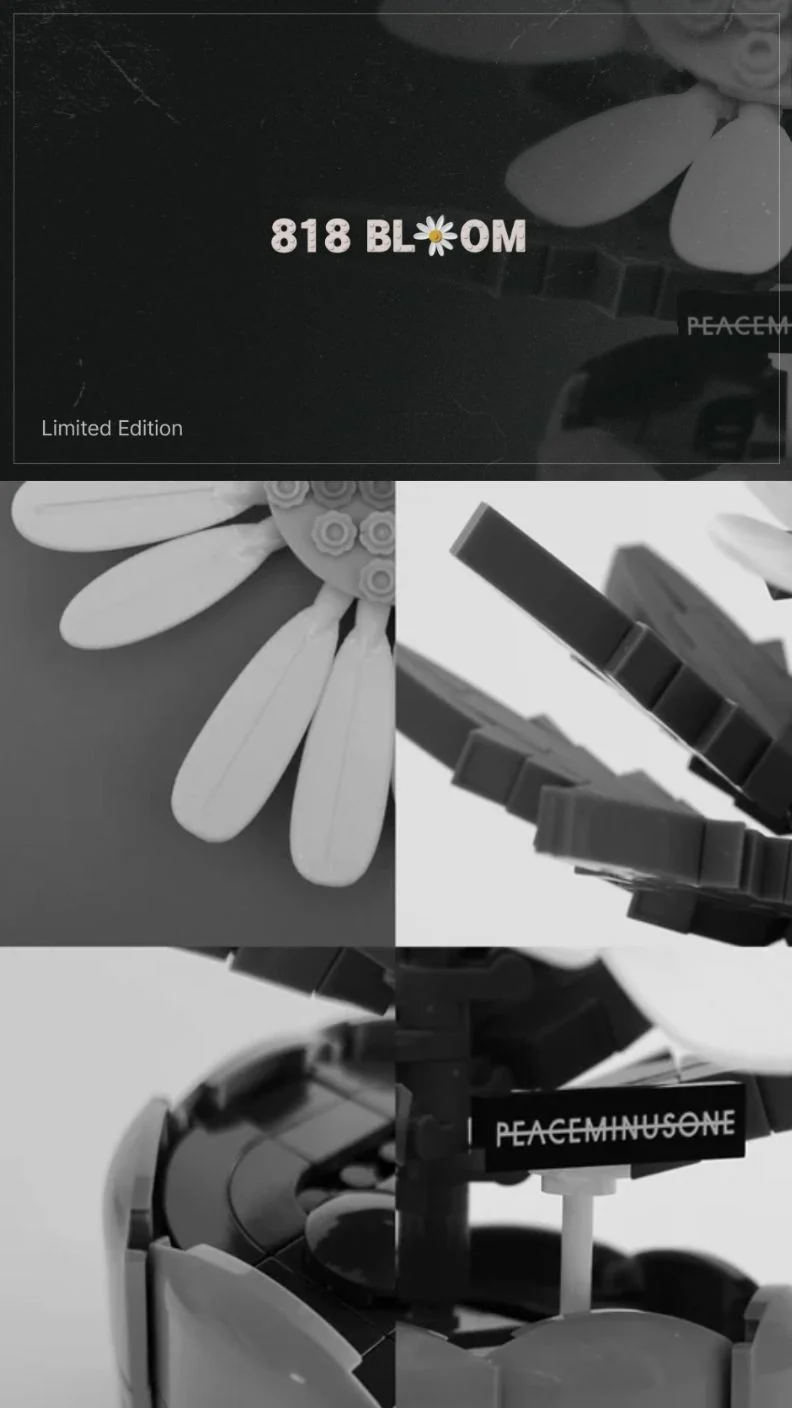 G-DRAGON (BIGBANG) - 'PEACEMINUSONE X OXFORD' 818 BLOOM (LIMITED EDITION)