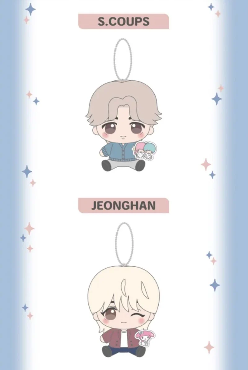 SEVENTEEN - MASCOT KEYCHAIN (SEVENTEEN X SANRIO CHARACTER OFFICIAL MD)