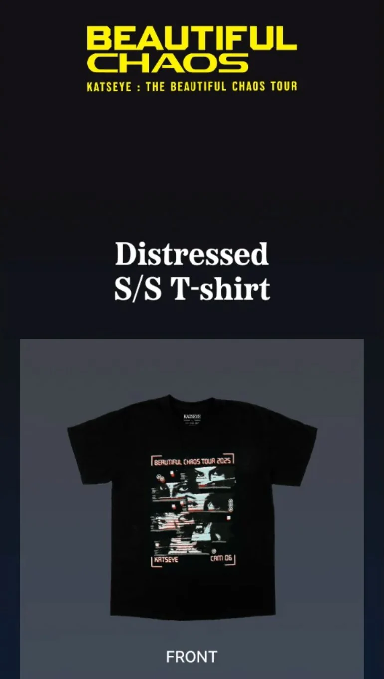 KATSEYE - T-SHIRTS & HOODIES (THE BEAUTIFUL CHAOS OFFICIAL MD)